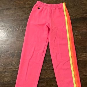 Brand new kids aviator nation sweatpants size: 12 color: pink